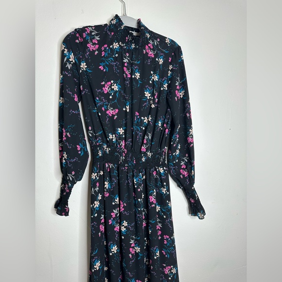 Nanette Lepore long sleeve, high low floral dress - Picture 2 of 10